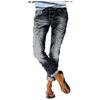 Damenmode, Retro, vielseitig, lässig, täglich, Skinny Slim Denim-Hose