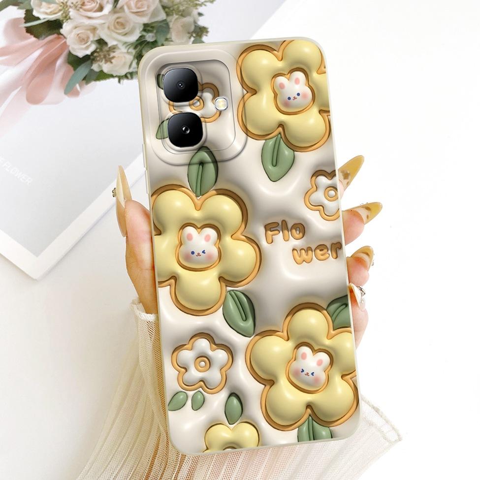 For Infinix Smart20 X6840 X6840B Phone Case For Infinix Smart 20 Cover Luxury Fashion Cute Cartoon Funny Painted Silicone Casing
