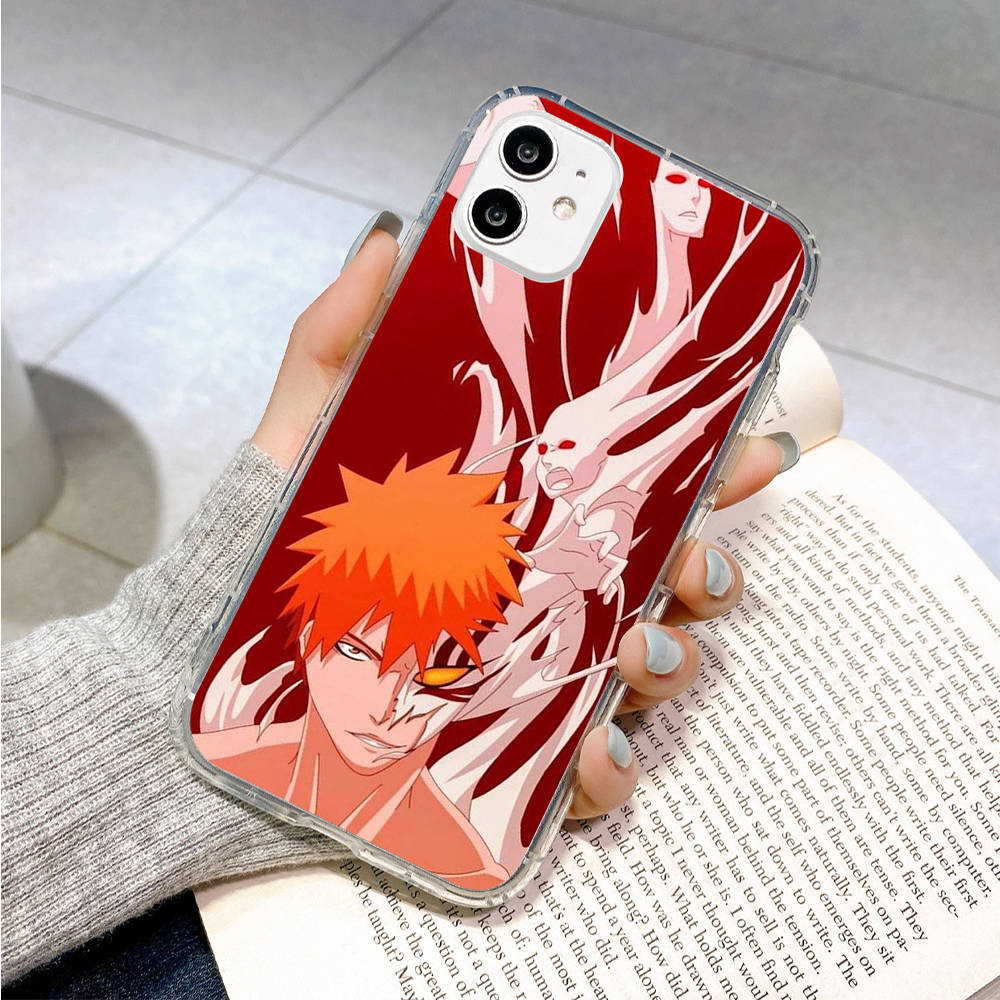 Case for Samsung A04 A14 A23 A34 A54 M23 M33 M52 M53 Realme 10 9 C30S C35 C55 VIVO Y02S Y21 Y51 X80 Pro Transparent Cover WI56 Anime Bleach