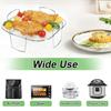 Stackable Oven Grilling Self Stainless Steel Mesh Air Fry Basket Air Fryer Baking Rack  Kitchen