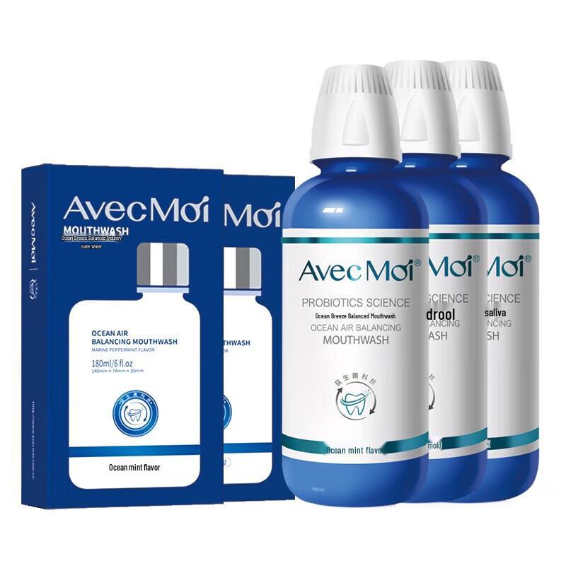 

Avec Moi Ocean Breeze Probiotic Balanced Mouthwash