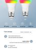 WiFi Smart RGB LED Bulb E27 9W, Seven-Color
