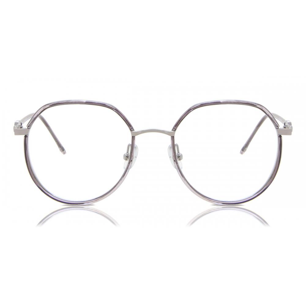 

Full Rim Oval Transparent Grey Silver Smartbuy Collection Ulrich Mtr 95f Fashion Unisex Eyeglasses Transparent Grey Silver/51-19-143