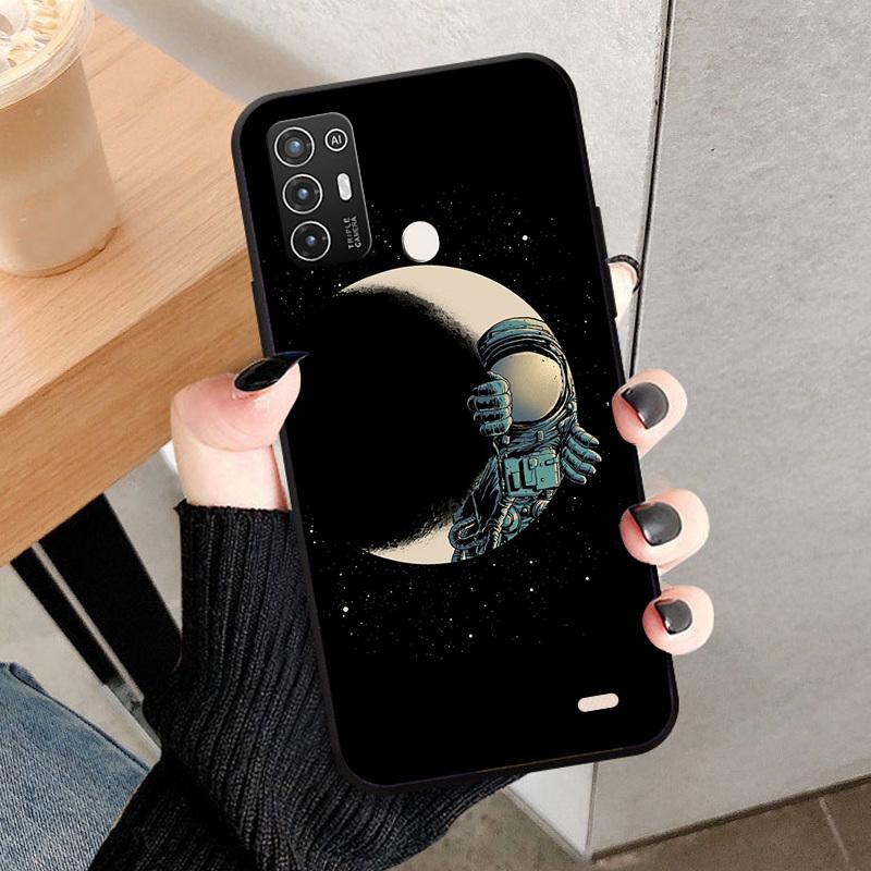 Soft Case For ZTE Blade A52 Shockproof Protective Back Cover For ZTE Blade A52 Fashion Painted TPU Silicone Phone Case Cover