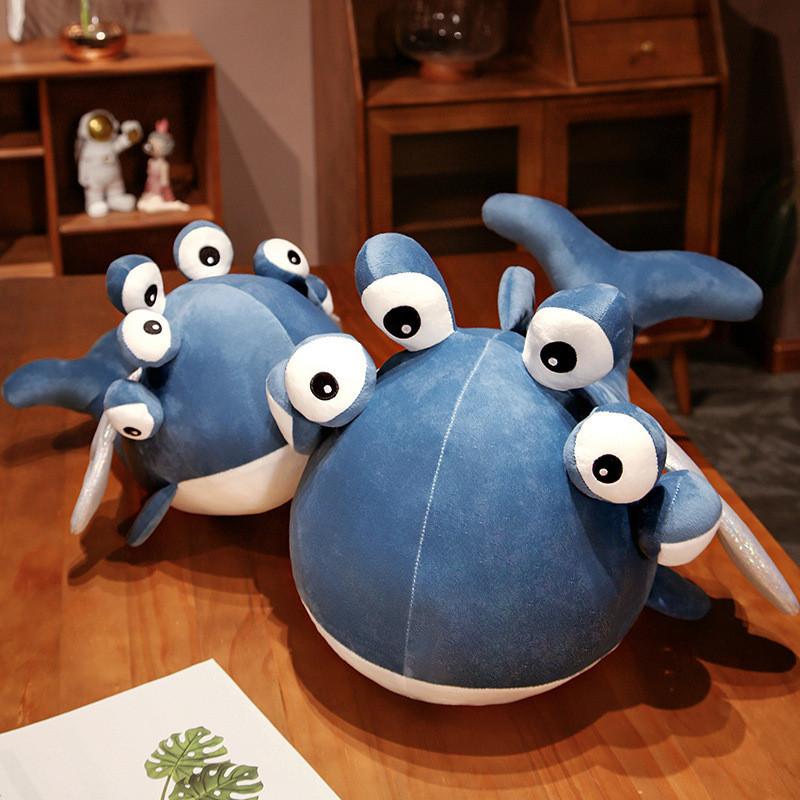 Six Spoof Eyes Flying Fish Plush Toy Cartoon Home Decoration Photo Doll Props