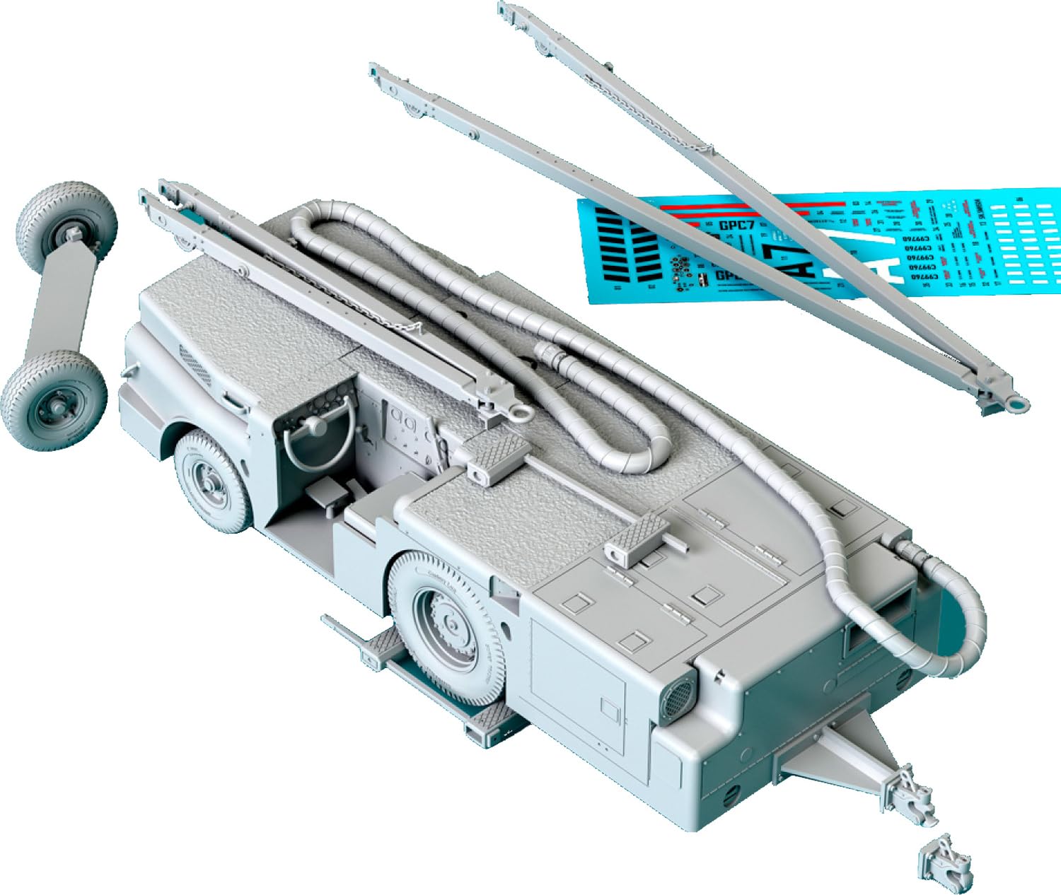 

Reskit scale US Navy Aircraft Tow Tractor with Air Starter Resin Kit 1/32 MD-3B Carrier-Based RSKS32-0023 (Military)