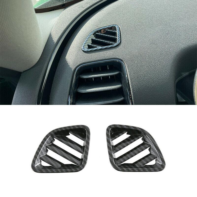 For BMW Mini Clubman F54 2016- Carbon Fiber Style Car Air Outlet Cover Trim