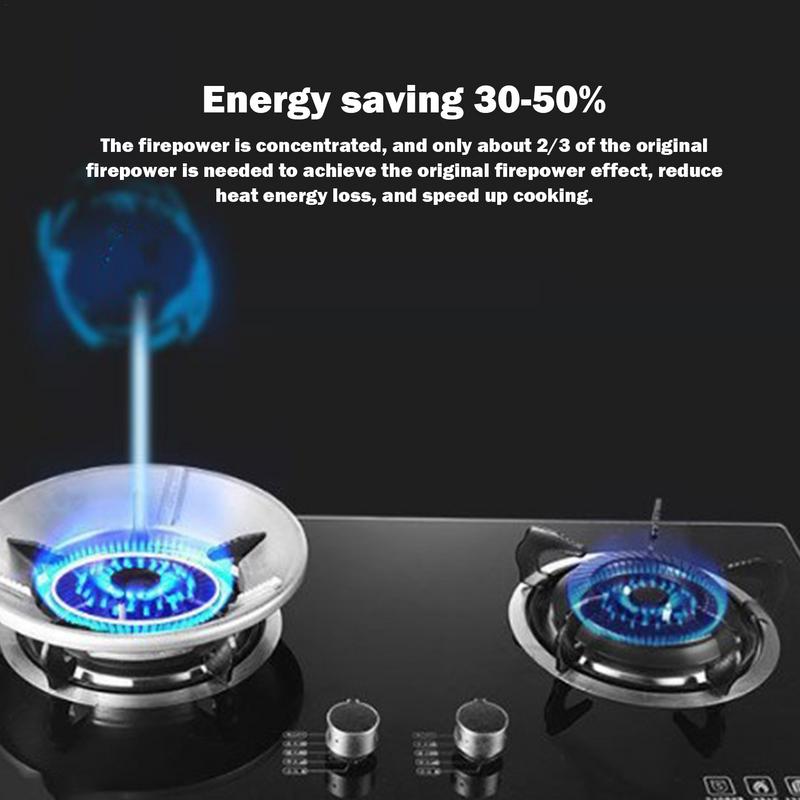 Universal Fire Gas Stove Cover Energy Saving Windproof Ring Round Bottom Rack Support Stand for Kitchen Pot Cooktop