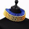 Vintage Halloween Neck Ruffled Collar Detachable Renaissance False Collar  Cosplay