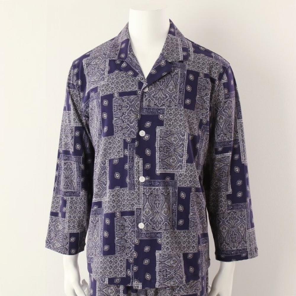 Wacoal Cotton Knit PaiSley Stripe Men S Pajama Set  Wpa2471m 