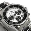 Salvatore Mara wristwatch chronograph 10 ATM water resistant business formal Italian brand limited model mens SM15104 (white x black)
