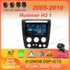 For Hummer H3 1 2005 2006 2007 - 2010 Car Radio Android14 Navigation GPS Multimedia Video Player Stereo Wireless Carplay Auto 4G