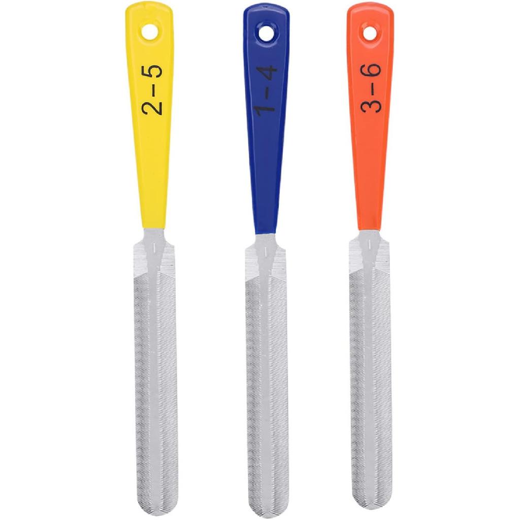 nut Files, Guitar Nut File Repair Tool 3PCS Nail Puller for Bass Mandoline Banjo Ukulele