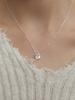Getmebling [Silver 925] Cubic Lock Pendant Necklace