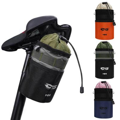 Fahrrad Wasserflaschentasche mit Seitentaschen MTB Mountain Road Bike Wasserflaschenhalter Kordelzugbeutel Fahrradzubehör