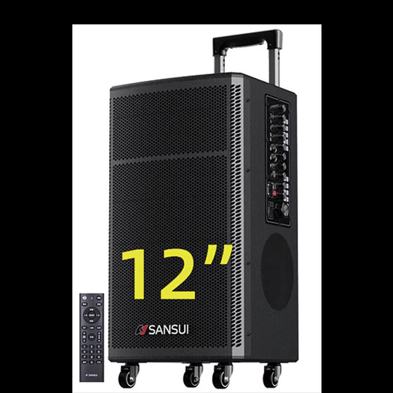 Shanshui 2024 TE12 Outdoor Portable Trolley Speaker
