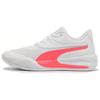 Triple Comfortable Breathable Shock Absorbing Non-Slip Wear-Resistant Balance Low-Top Basketball Shoes Unisex Sneaker White Pink 195217-11