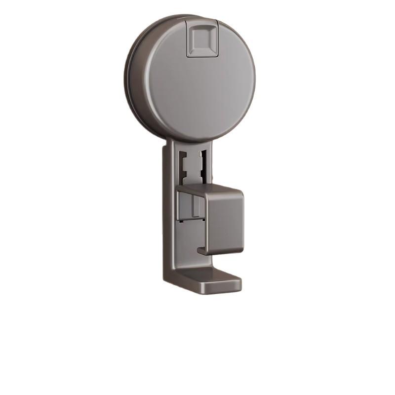 No-Drill Suction Cup Bathroom Washbasin Hook & Storage Rack