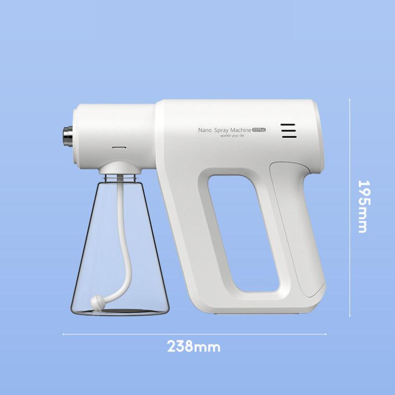 350ML Przenośny Nano Opryskiwacz Akumulatorowy Sterylizator Światłem Niebieskim Ręczny Domowy Pistolet Do Dezynfekcji