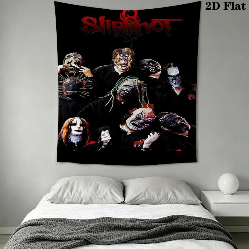Slipknot Band Wall Tapestry Tapestry Wallmounted Background Cloth Home Decor Homestay Soft Decoration Tapestry Soft