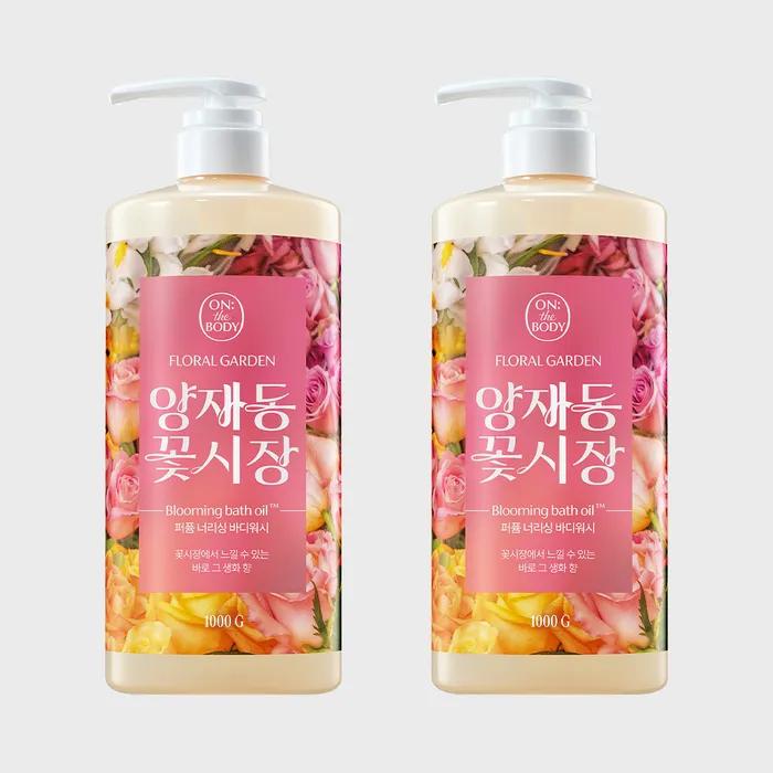 On the Body_On the Body Floral Garden Body Wash 1000g Yangjae-dong Flower Market X 2