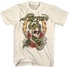 Poison Snake Skull Roses Tattoo Men's T Shirt