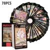 Cartes de Tarot durables et vives, Version anglaise complète, cadeaux de jeu de fête en famille pour Manara