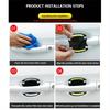 10 PCS Car Reflective Sticker Door Bumper Strip Reflective Car Mirrors Anti Scratch Protection Stickers Car Strip Stickers