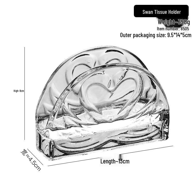 Nordic Stainless Steel Square Napkin Holder for Table or Restaurant