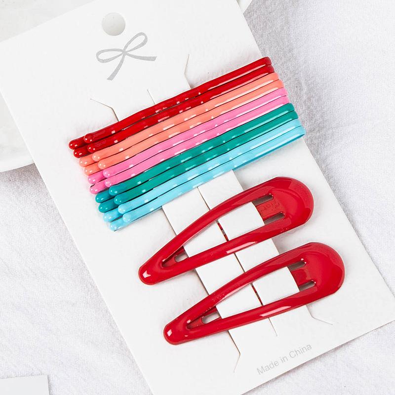 1Set Cute Candy Colors Dripping Hairpins BB Clip Girls Children Hair Clip Pin Barrette Accessories Women Kids Hairgrip Headdress