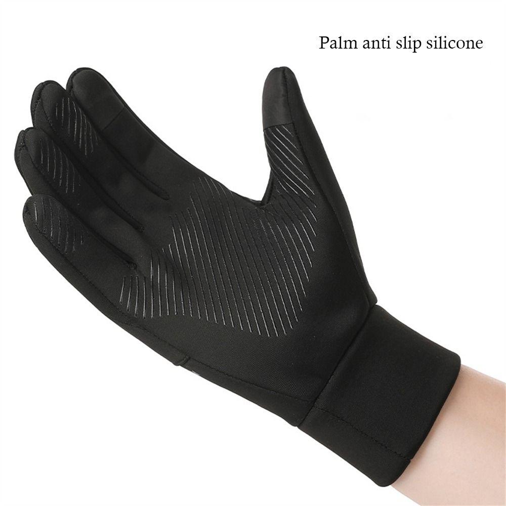 Waterproof Winter Gloves Plus Velvet Mittens Daily Sports Gloves  for Riding Motorcycle Gloves