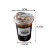 Disposable Coffee Cup Ins Style Transparent Thickened Milk Tea Cup With Lids Suitable For Smoothies Cold Drinks Party Supplies 2