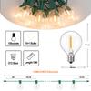 Outdoor String Lights G40 Glass Bulb Waterproof Garden Garland String Lights Fairy Connectable LED Chain Lighting Birthday Decor