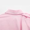 2025 Spring European & American Style Women's Puff Shoulder Poplin Fashion Shirt