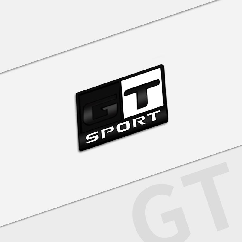 Auto Metal GT SPORT Grille Logo Car Styling 3D Badge Decals Trunk Sticker For Seat Cupra Abarth Mazda Jeep Ford Toyota Honda ALQ1
