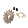 Motorcycle 415 Chain 17mm 14/15/16/17 Tooth Front Engine Sprocket With 415H Master Connector Link For Motorized Bicycle Moped