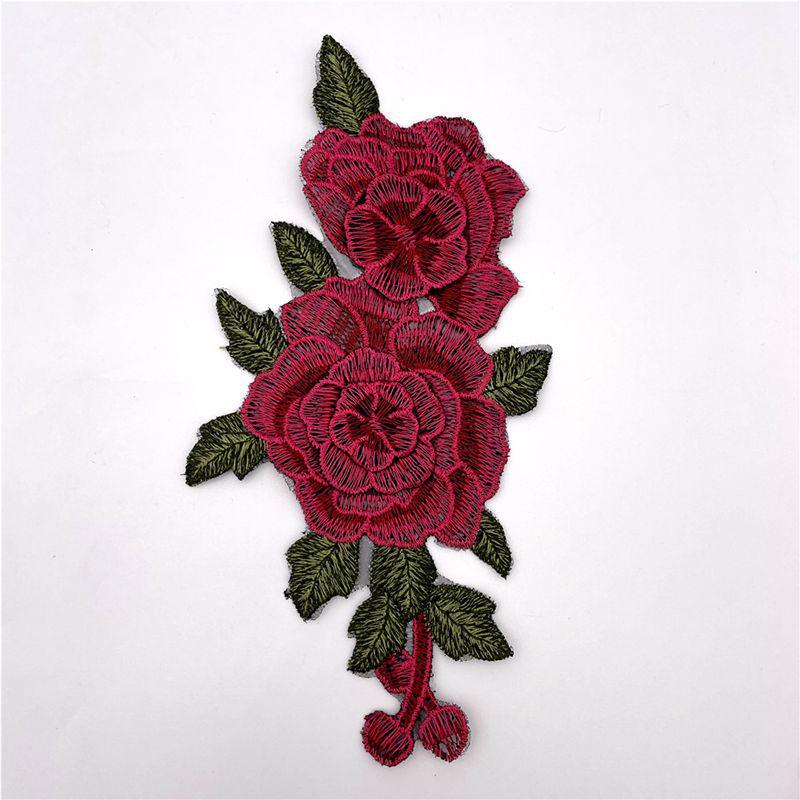 Etnický styl Květinová Vyšívaná Síťovaná Límcová Aplikace pro Taneční Kostýmy