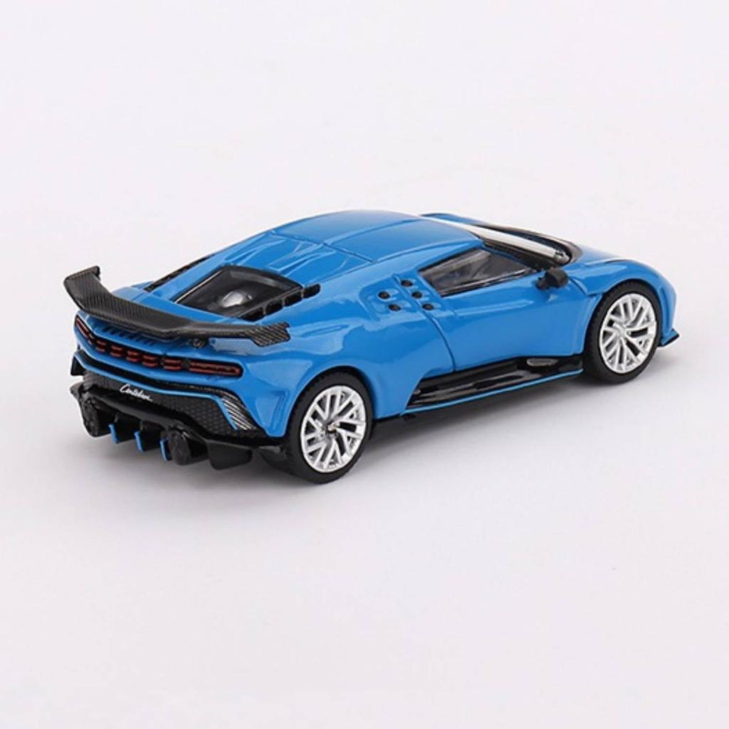 TrueScale Miniatures MINI GT Bugatti Centodieci Bugatti Blue Drive Finished Product 1/64 Left-Hand