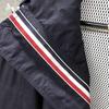 Double Zipper Jacket Men's Loose Hooded Spring and Autumn New Korean Style Windbreaker Casual Versatile Handsome Thin Jacket