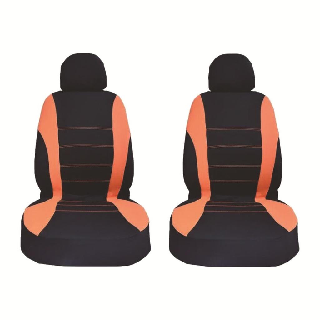 Universal All-Season Car Seat Covers & Cushions Set - 4-Piece Fully Enclosed Design