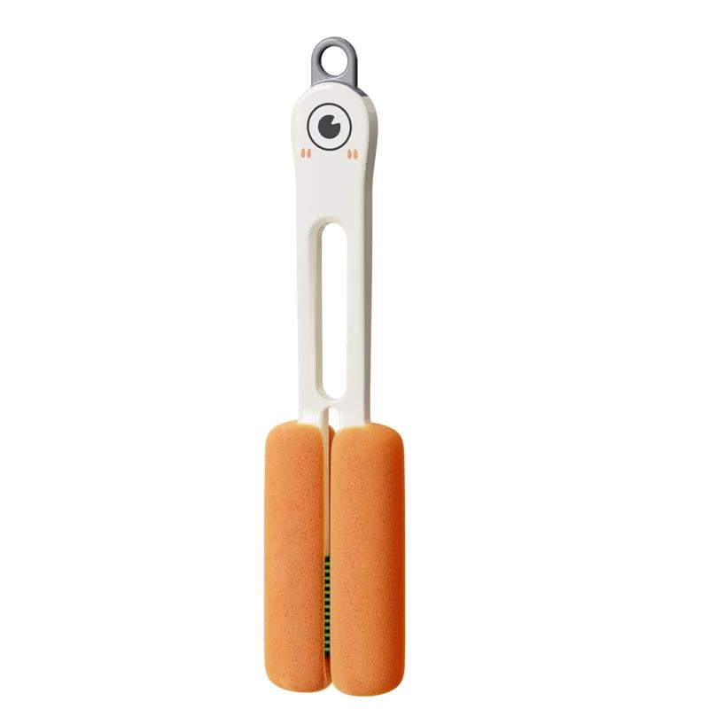 

Home Kitchen Small Tool Multifunctional Cup Brush Long Handle Washing Cup Brush Cleaning Brush Four Use Double Head Bottle Brush белый