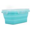 Collapsible Silicone Food Storage Container High Temperature Resistant Microwave Safe Lunch Box Environmental Friendly