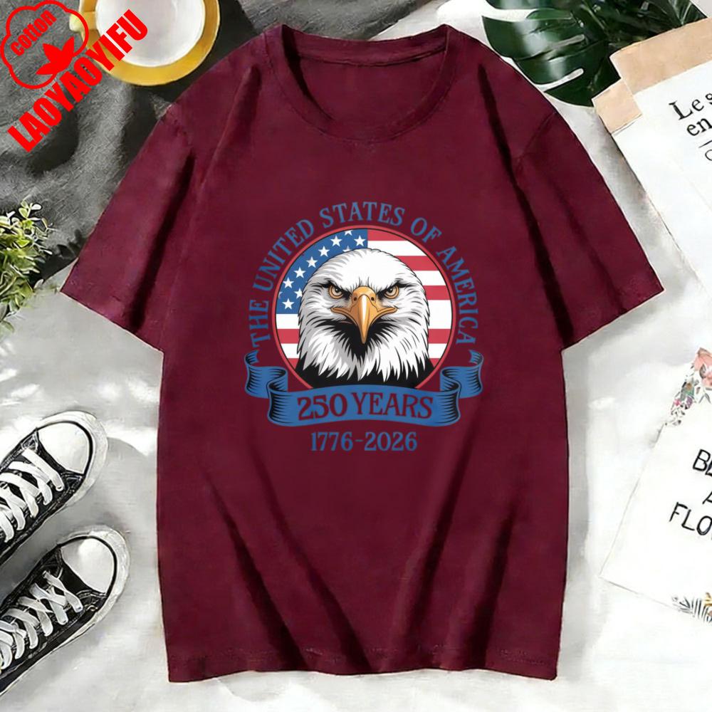 USA 250th Anniversary Shirt The United States of America 1776 2026 TShirt Creative Outdoors Women Tops Graphic T Shirts