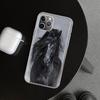 Animal Black Horse Phone Case Cover for iPhone 11 12 13 Mini 14 15 Plus 16 Pro Max 17 Air 7 8 + SE Art Customized Fundas 11 12 1