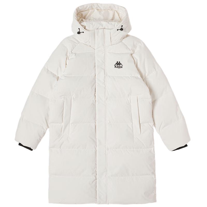 Kappa Unisex Retro Hooded Mid-Length Down Jacket L