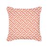 Furniture Life Peach Skin Velvet Pillow Cover Nordic Style Geometric Pattern Office Sofa Cushion Cover