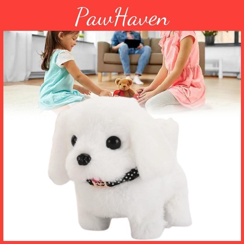 Realistic My Robot Puppy Plush Toy With Sound For Kids Gift Cute Stuffed Doll