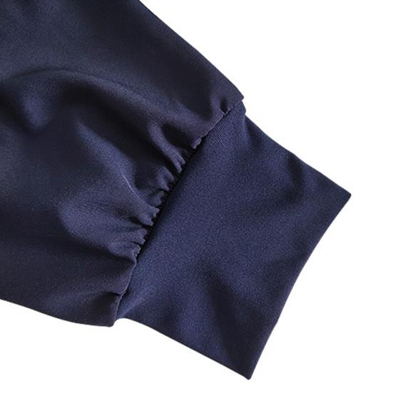 2 ks/sada Uniformní oblek zdravotní sestry Jednobarevný Nemocniční pracovní oblek s krátkým rukávem v pase s elastickým páskem pro zdravotníky