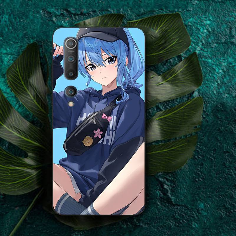 

Hoshimachi Suisei Anime Phone Case for Redmi Note 8 7 9 4 6 pro max T X 5A 3 10 lite pro Redmi Note 5A