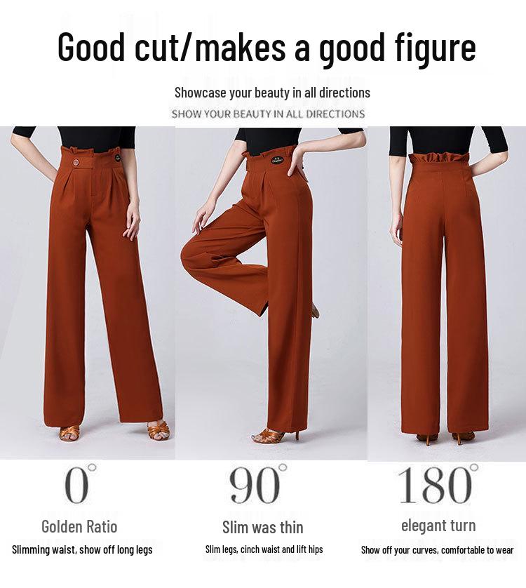 Women's High-End Ballroom Dance Pants